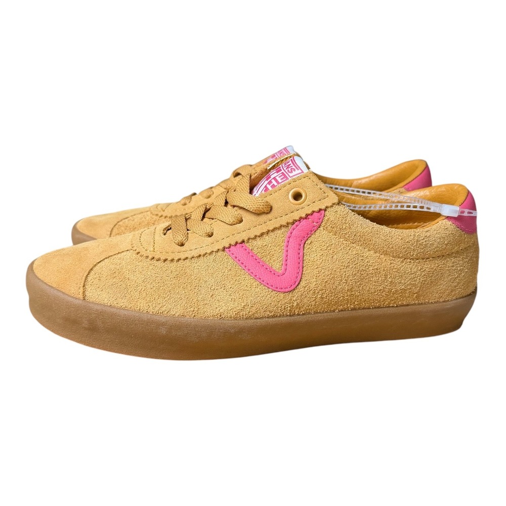 Vans Sport Low Heritage Mustard Pink Suede Gum Womens 8 Mens 6.5 VN000D1PEMX